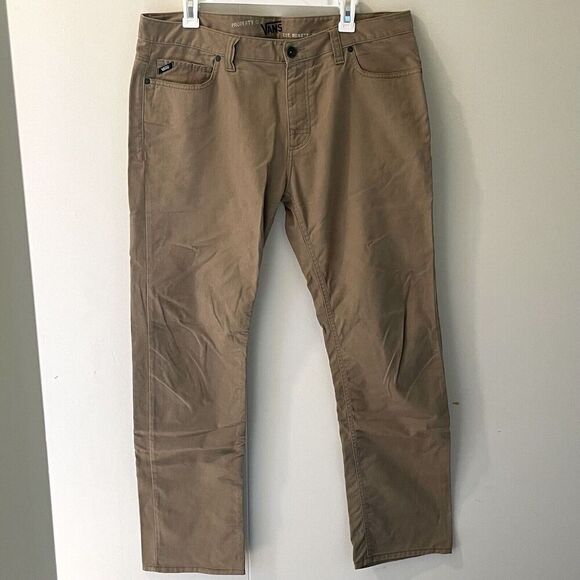 Property Of Vans 1966 Jeans Men's 38x32 Brown Denim Casual Skateboarding Pants - Picture 1 of 9